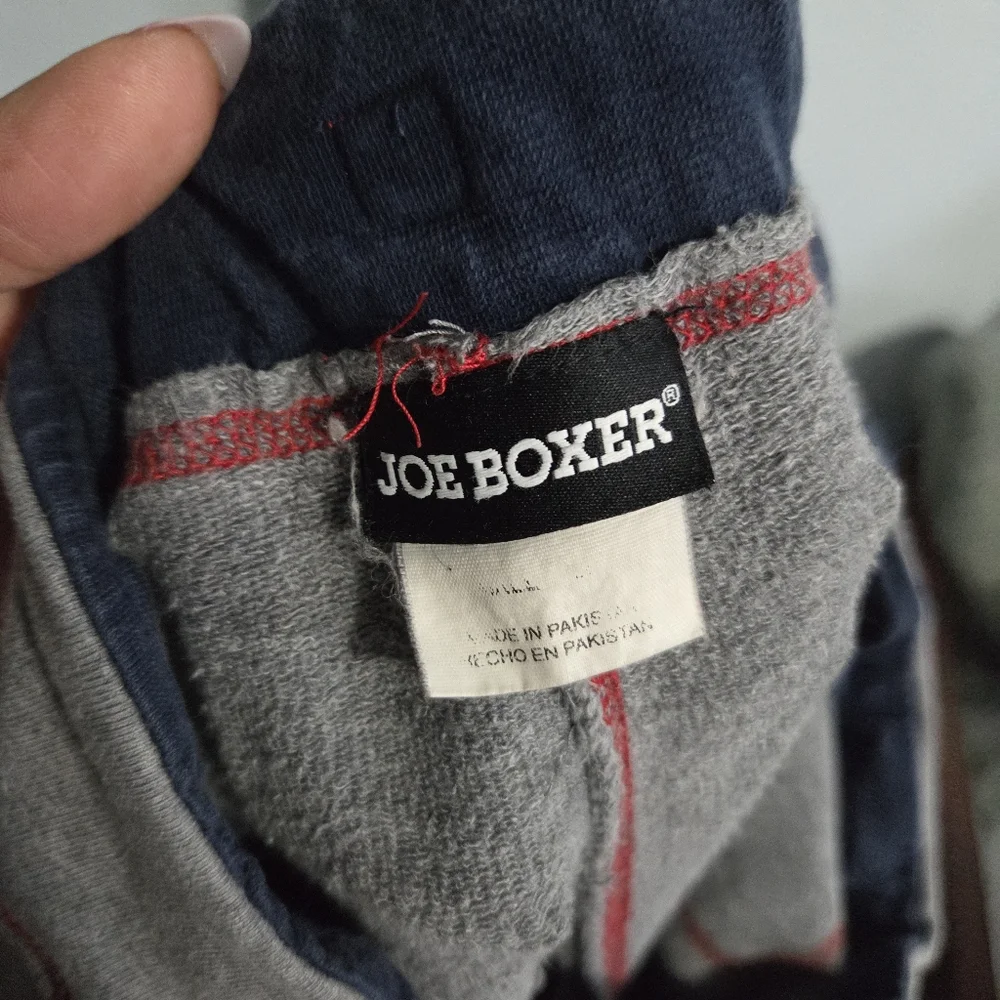Joe Boxer Gray Pants with Red Accents Y2K Vintage 90s - Picture 8 of 8